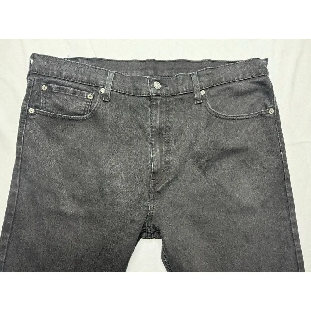 Levi's 512 Men's Tapered Leg Black Denim Jeans‎ - Size 38x30.5*